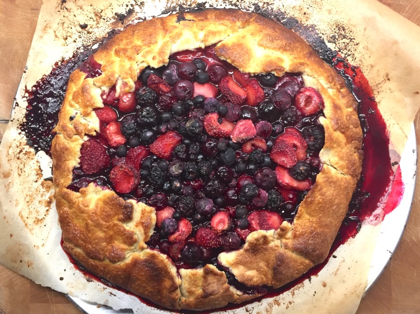 Rustic Mixed Berry Galette